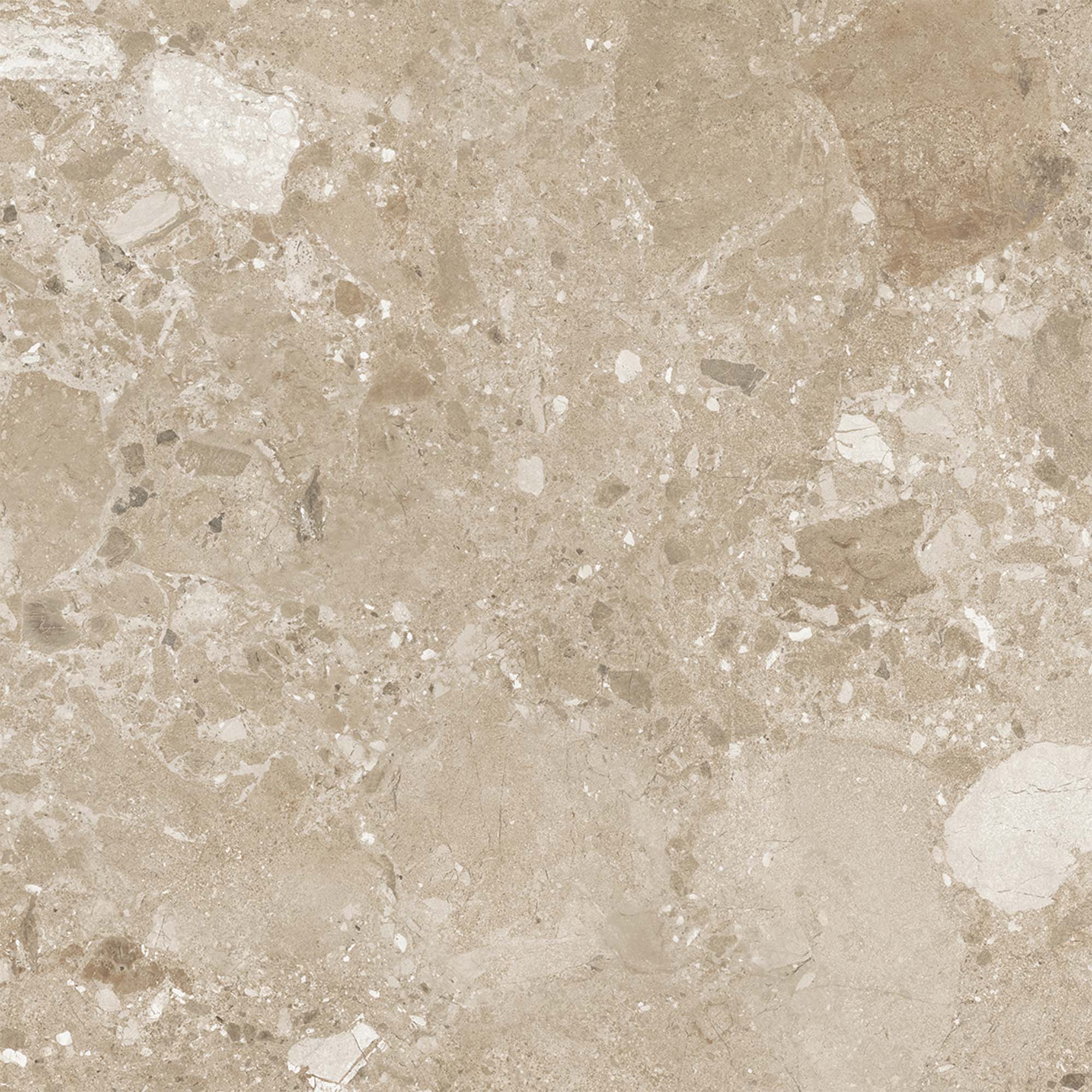 Beige Matt - Terazzia Smooth Porcelain Wall & Floor Tile - Image 2