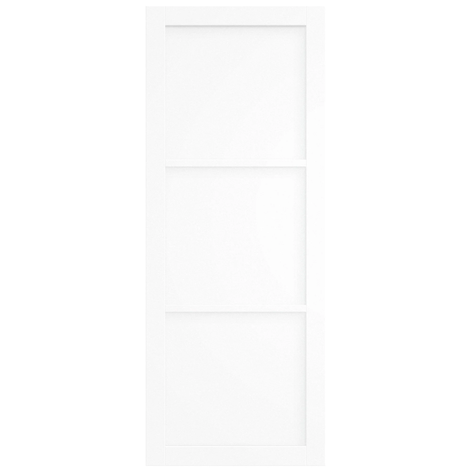 White Internal Primed Studio Industrial 3 Panel Double Door - Image 2