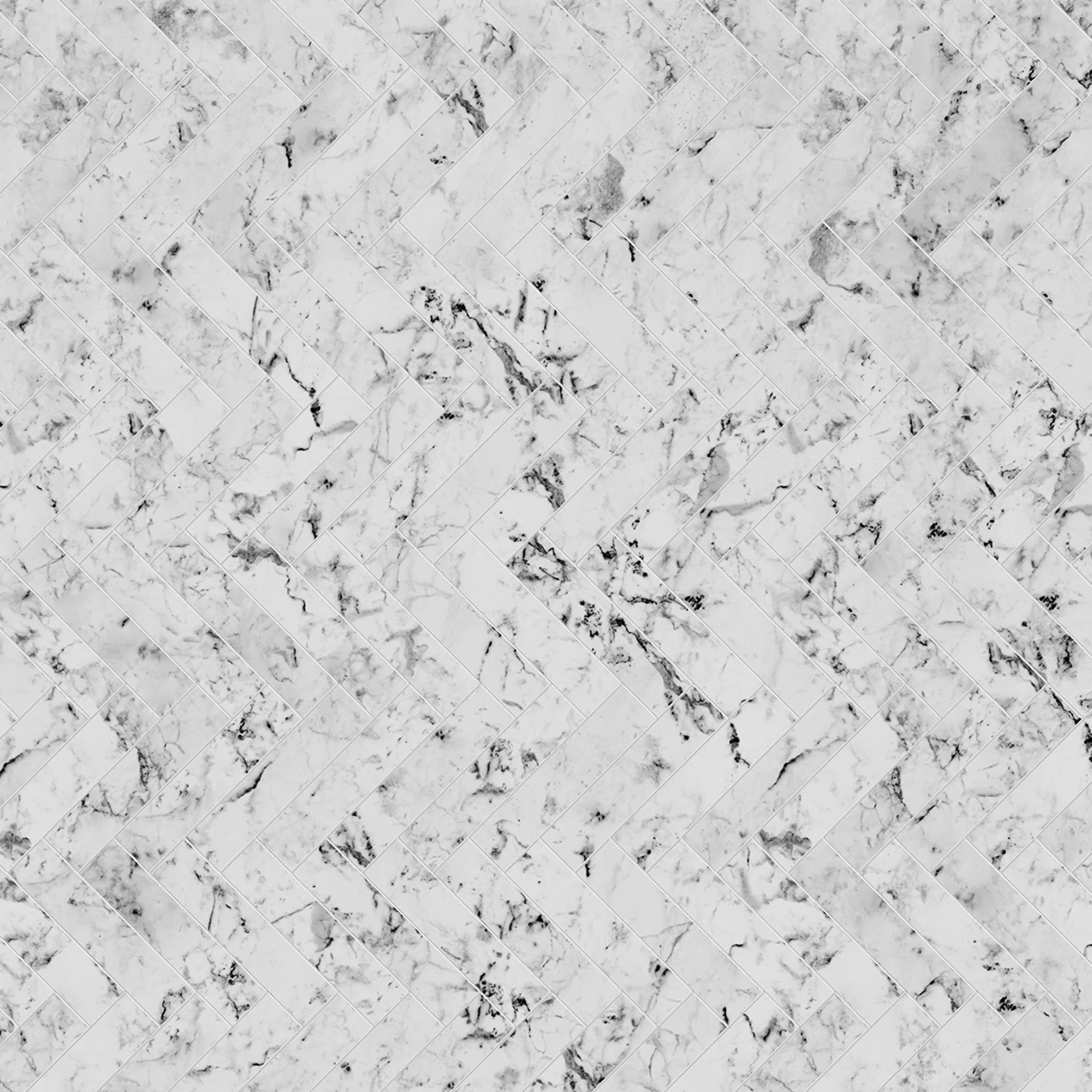 Herringbone Marble - 2440mm Alloy Wetwall Marble Waterproof Wall Panelling - Image 2