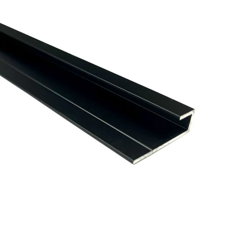 Matt Black - 2440mm Wetwall Wall Panelling End Cap