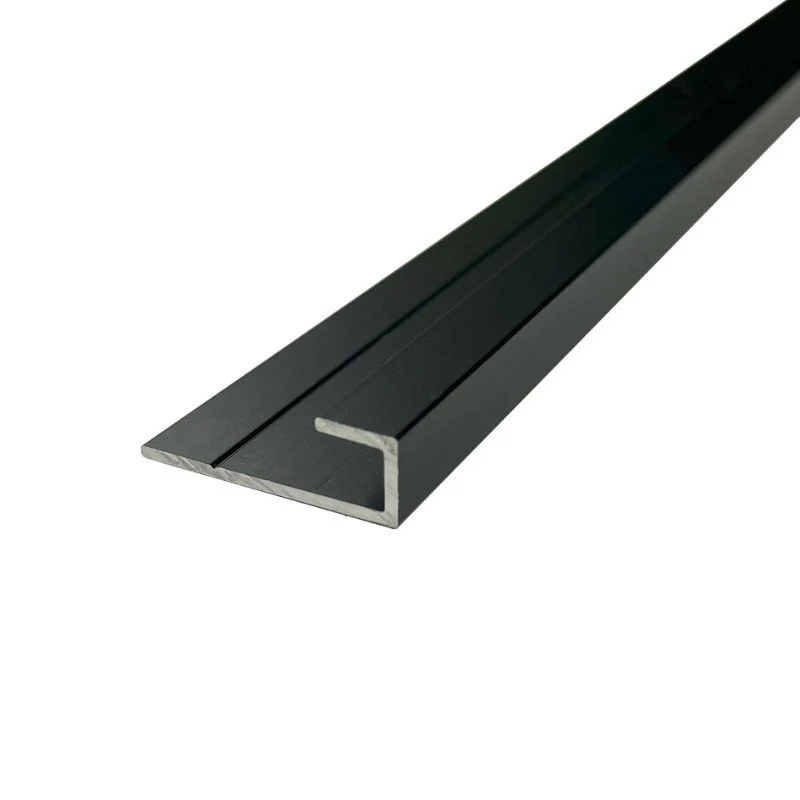 Matt Black - 2440mm Wetwall Wall Panelling End Cap - Image 3