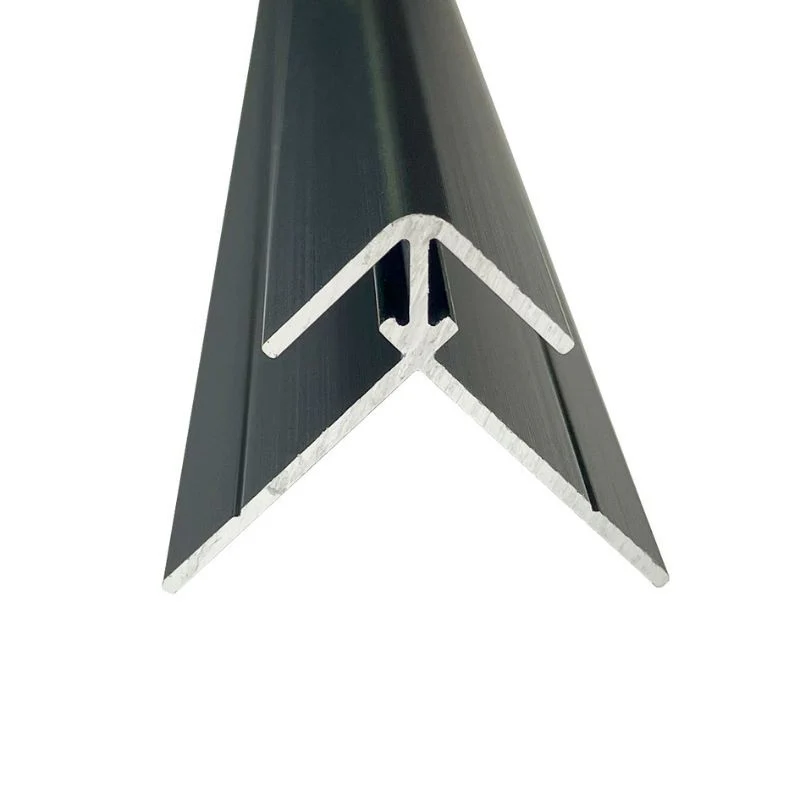 Matt Black - 2440mm Wetwall Wall Panelling External Corner - Image 2